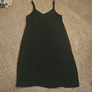 Who What Wear Black Midi Dress